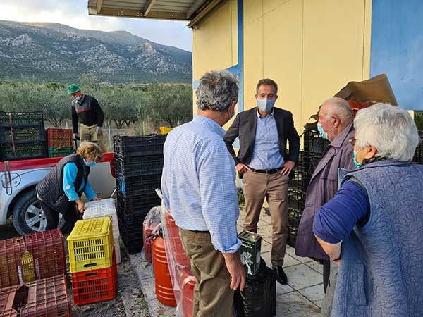 Τον Αγροτικό Συνεταιρισμό ελαιοπαραγωγών Ιμέρων επισκέφθηκε ο Στάθης Κωνσταντινίδης