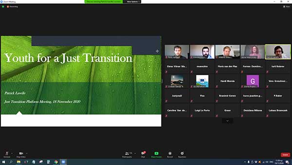 Στο Διεθνές Συνέδριο “Just Transition Platform Meeting – Coal Regions in Transition Virtual Week” συμμετείχε Όμιλος Ενεργών Νέων Φλώρινας – ΟΕΝΕΦ και το Europe Direct Δυτικής Μακεδονίας
