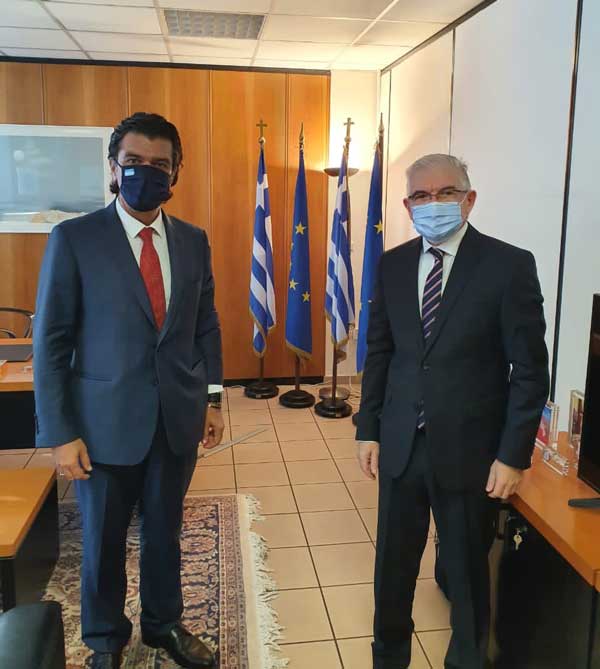 Συνάντηση του Βουλευτή Ν. Γρεβενών κ. Ανδρέα Πάτση με τον Πρόεδρο του ΕΛ.Γ.Α., κ. Ανδρέα Λυκουρέντζο