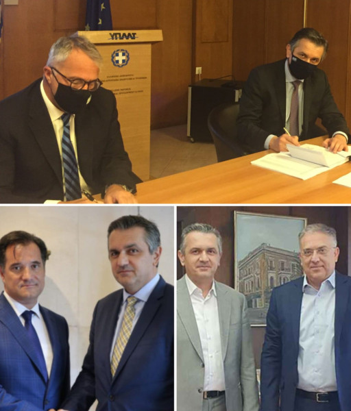Σειρά συναντήσεων  του Γιώργου Κασαπίδη με Υπουργούς στην Αθήνα