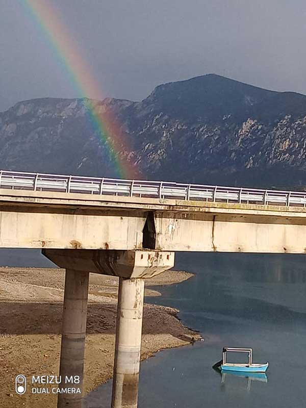Ένα ακόμα ουράνιο τόξο στη λίμνη Πολυφύτου