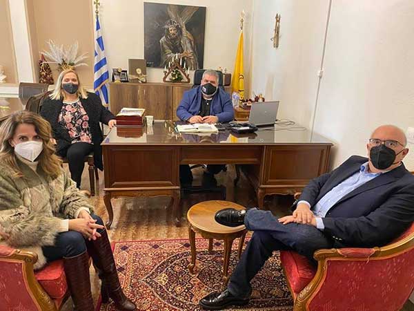 Συνάντηση του Μιχάλη Παπαδόπουλου με τον Παναγιώτη Πλακεντά