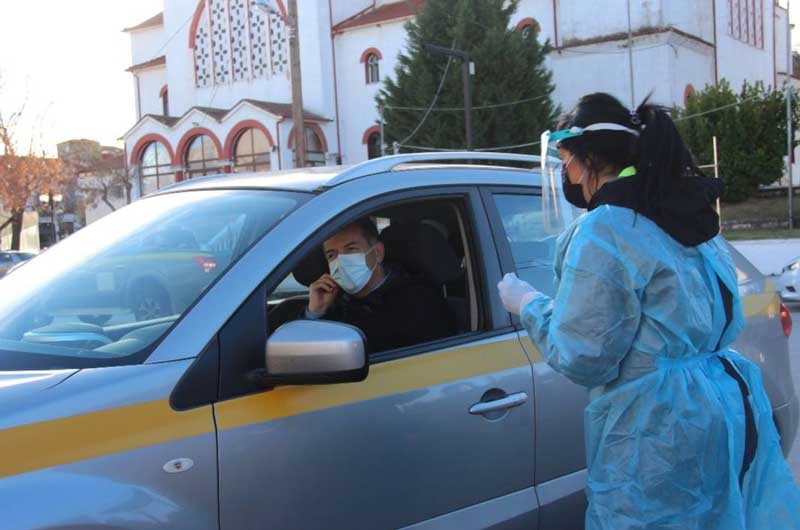 Έλεγχοι ταχείας ανίχνευσης κορωνοϊού (rapid tests) στη Γαλάτεια του Δήμου Εορδαίας την Τρίτη 2 Μαρτίου