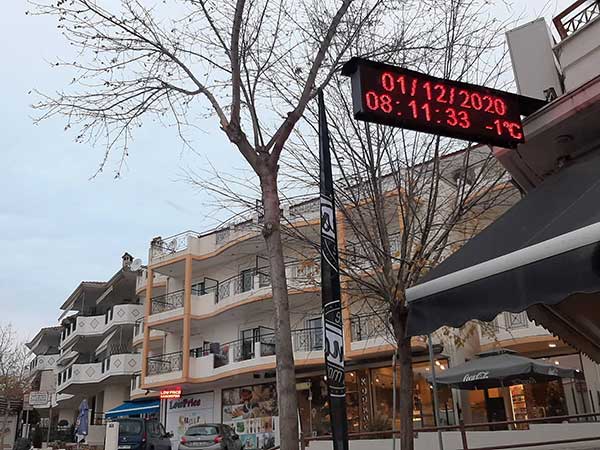 -1 βαθμοί Κελσίου αυτή τη στιγμή στο Θωμά στον Τρίκο