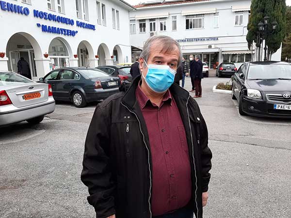 Δημήτρης Ντέντης :Θα εμβολιαστεί σε πρώτη φάση γύρω το 65%-67% των εργαζομένων του Μαμάτσειου –Νοσηλεύονται 22 ασθενείς με COVID-19 