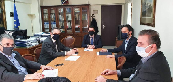 Συνάντηση του Γιώργου Κασαπίδη στο Υπουργείο Αγροτικής Ανάπτυξης