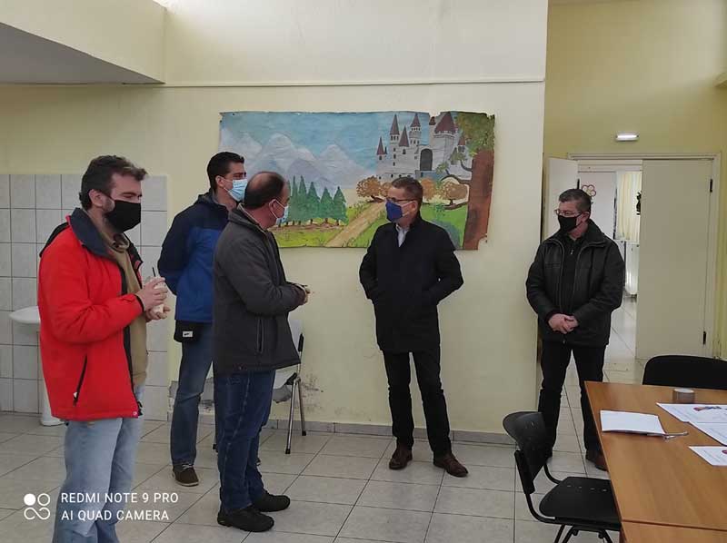 Επίσκεψη του δημάρχου Κοζάνης Λάζαρου Μαλούτα στο Κέντρο Θεραπείας Εξαρτημένων Ατόμων Δυτικής Μακεδονίας