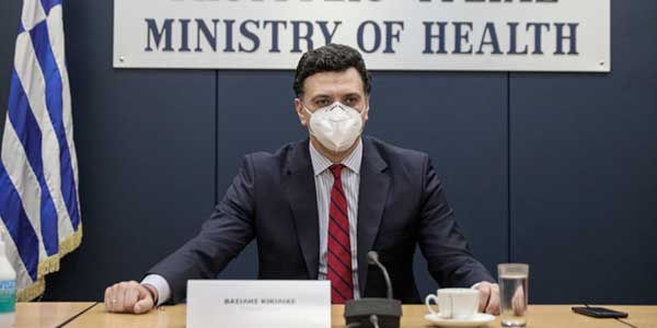 Κικίλιας: 5.881 τα ενεργά κρούσματα στη χώρα – 480 κρούσματα κατά μέσο όρο την τελευταία εβδομάδα