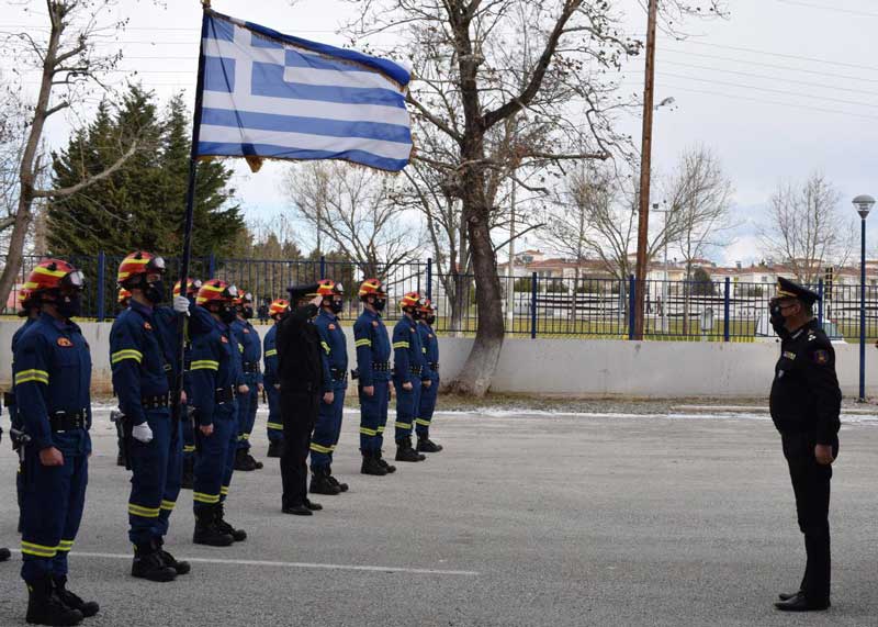 Τελετή αποφοίτησης 88ης εκπαιδευτικής σειράς Δοκίμων Πυροσβεστών στο παράρτημα Πτολεμαΐδας