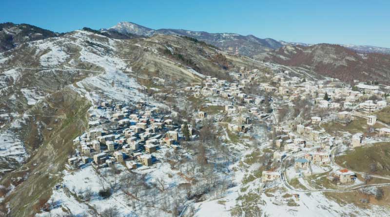 Χειμερινή παγωμένη διαδρομή Πεντάλοφος Βοΐου