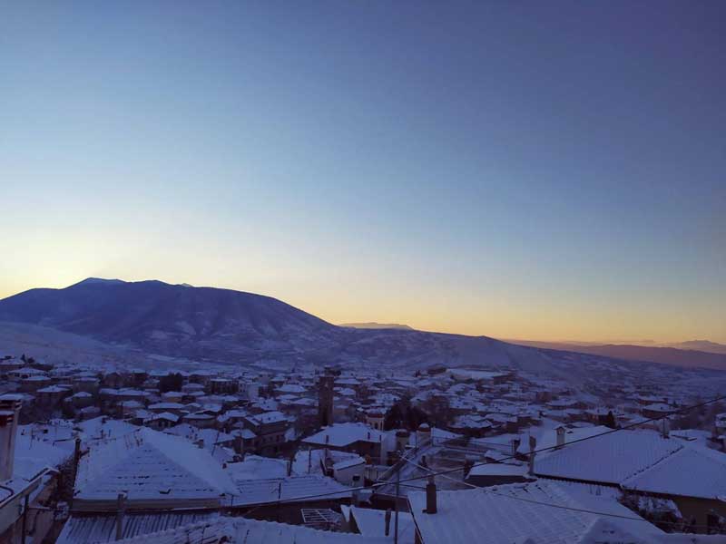 Η Σιάτιστα χιονισμένη