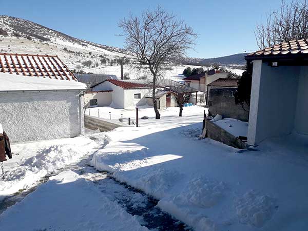 Σιδερά Κοζάνης με 30 εκ. χιόνι
