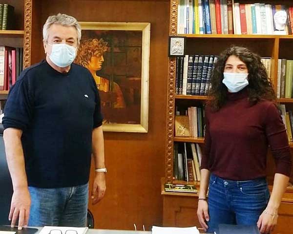 Επίσκεψη της Πρωταθλήτριας Ελλάδος στο Έπταθλο Στέλλας Τζικανούλα στον Αντιπεριφερειάρχη Κοζάνης