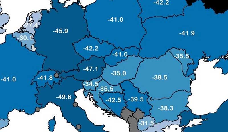 Στην Πτολεμαΐδα η χαμηλότερη θερμοκρασία που έδειξε το θερμόμετρο στην Ελλάδα