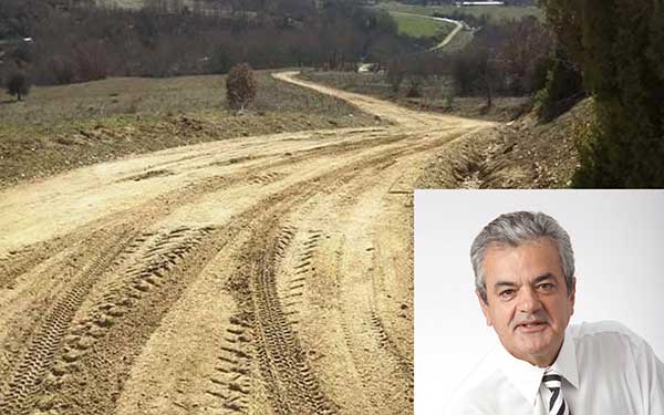 41.000,00 € για την βελτίωση του αγροτικού δρόμου στην περιοχή Βογγόπετρα Σερβίων