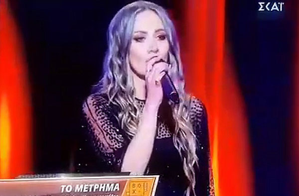 Η Λία Μίχου στον τελικό του The Voice