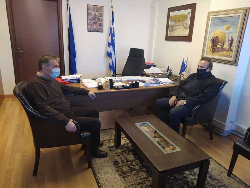 Με τον δήμαρχο Αμυνταίου Άνθιμο Μπιτάκη συναντήθηκε ο βουλευτής της Π.Ε Φλώρινας Γιάννης Αντωνιάδης