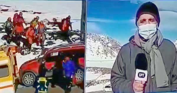 Δείτε βίντεο με τη μεταφορά της σορού του άτυχου 32χρονου πιλότου από το όρος Μιτσικέλι