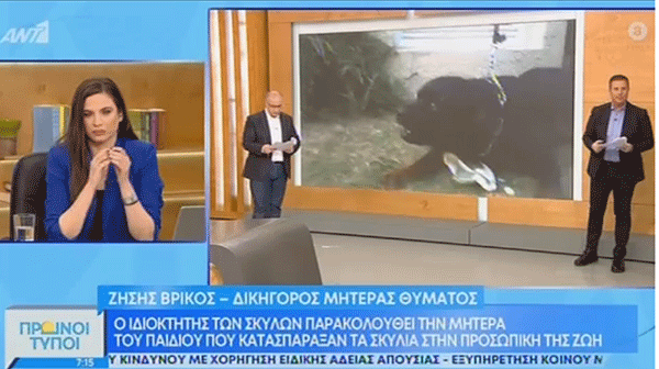 Βρίκος: Ο ιδιοκτήτης των ροτβάιλερ “παρακολουθεί” την μητέρα του άτυχου 5χρονου Στάθη