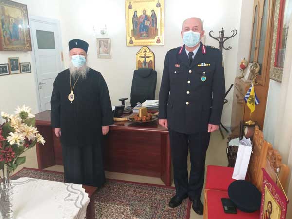 Εθιμοτυπική επίσκεψη του Γενικού Περιφερειακού Αστυνομικού Διευθυντή Δυτικής Μακεδονίας στο Μητροπολίτη Γρεβενών