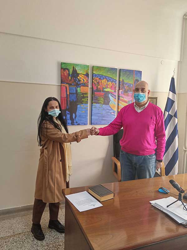 Ορκωμοσία μόνιμου ιατρού στο Μαμάτσειο- H Παπακάλα Ελένη στη θέση της Επιμελήτριας Β΄, ειδικότητας Πνευμονολογίας