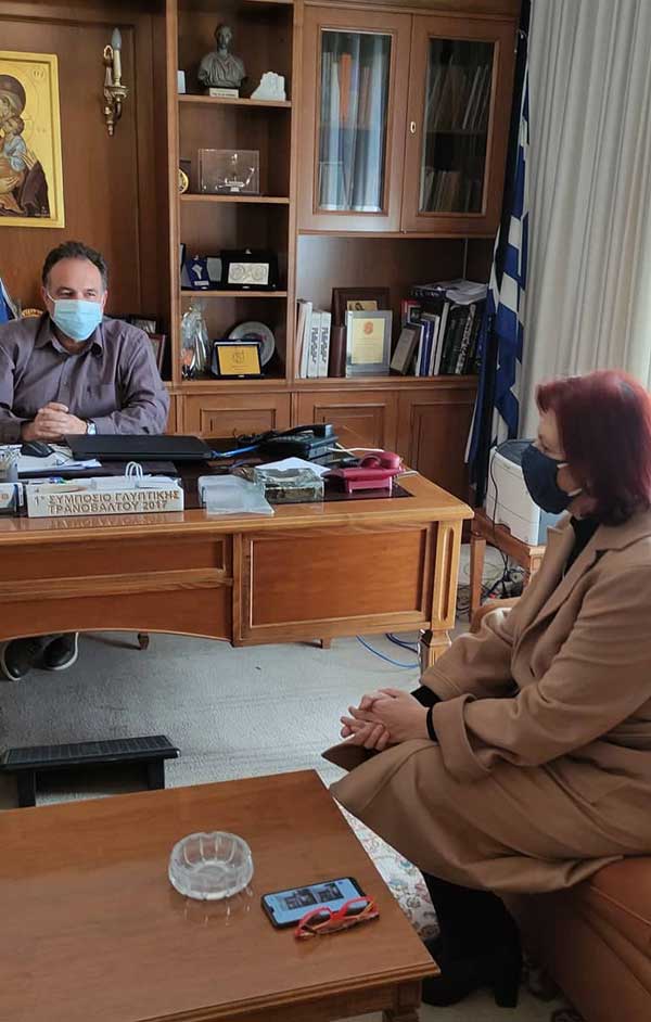 Το Επιμελητήριο Κοζάνης επισκέφθηκε η Βουλευτής της Ν.Δ. στη Π.Ε. Κοζάνης Παρασκευή Βρυζίδου
