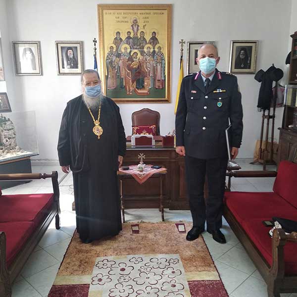 Εθιμοτυπική επίσκεψη του Γενικού Περιφερειακού Αστυνομικού Διευθυντή Δυτικής Μακεδονίας στο Μητροπολίτη Φλωρίνης, Πρεσπών και Εορδαίας