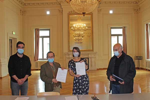 Έρι Κύργια μετά την υπογραφή ΣΣΕ Εθνικού Θεάτρου και ΣΕΗ: Εφεξής πορευόμαστε μαζί