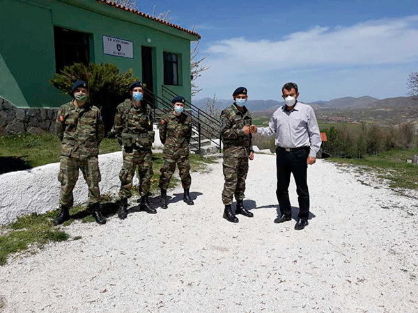Σε φυλάκια της περιοχής ο αντιπεριφερειάρχης Καστοριάς για ανταλλαγή ευχών