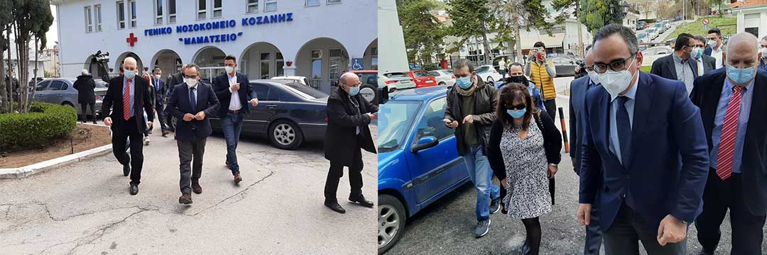 Έφτασε στο Μαμάτσειο Νοσοκομείο Κοζάνης ο Βασίλης Κοντοζαμάνης- Σύσκεψη στην ψυχιατρική κλινική