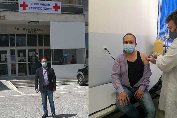 Εμβολιάστηκε ο Νίκος Λυσσαρίδης