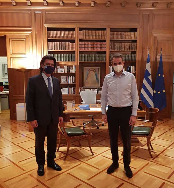 Συνάντηση με τον Πρωθυπουργό Κυριάκο Μητσοτάκη είχε ο Γρεβενιώτης Βουλευτής της Νέας Δημοκρατίας Ανδρέας Πάτσης