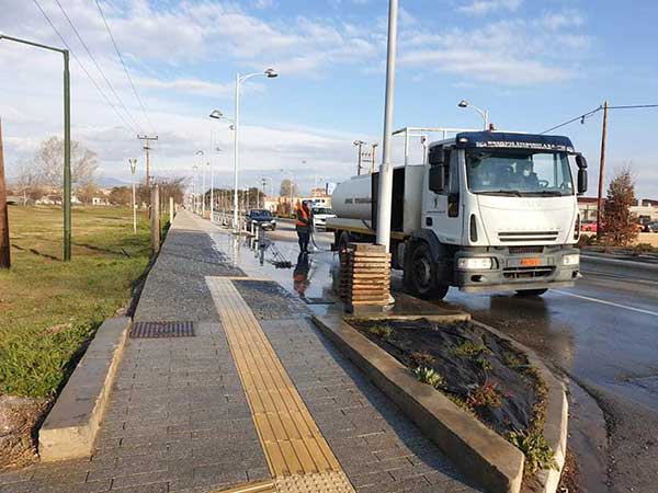 Πτολεμαΐδα: Στη νότια είσοδο της πόλης πραγματοποιήθηκαν εργασίες στο πλαίσιο του θεσμού της Γειτονιάς και της Κοινότητας