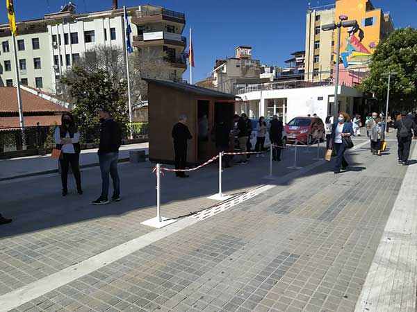 Κοζάνη: 159 αρνητικά rapid tests από τους 160 ελέγχους για covid 19 στην κεντρική πλατεία