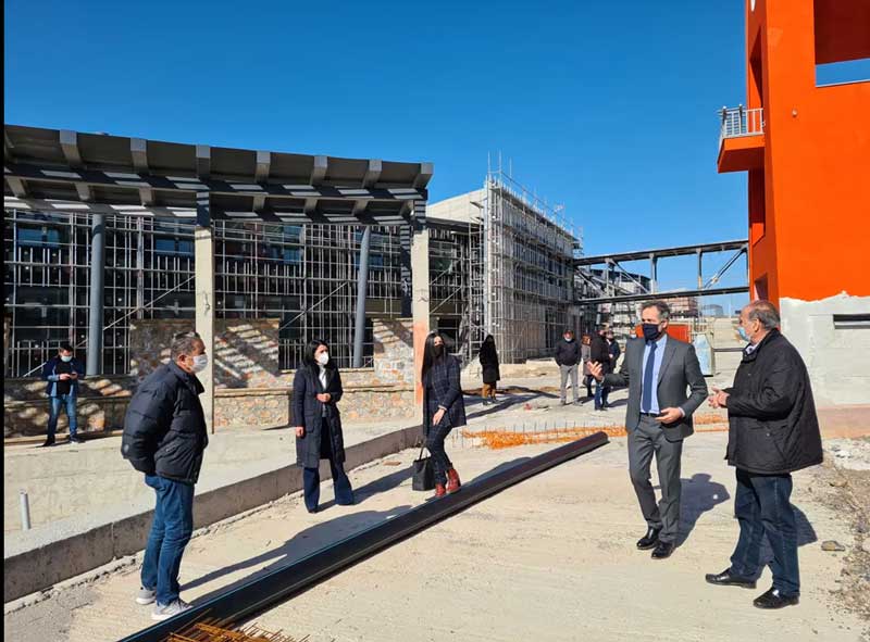 Επίσκεψη στην υπό κατασκευή Πανεπιστημιούπολη στην περιοχή ΖΕΠ Κοζάνης του Βουλευτή Π.Ε. Κοζάνης Στάθη Κωνσταντινίδη