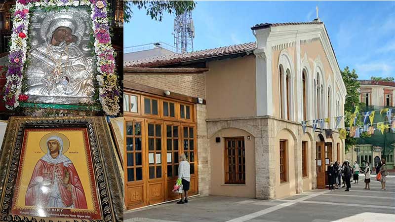 Θεία λειτουργία στον Άγιο Νικόλαο με την Παναγιά τη Ζιδανιώτισσα ανήμερα της Αγίας Γλυκερίας