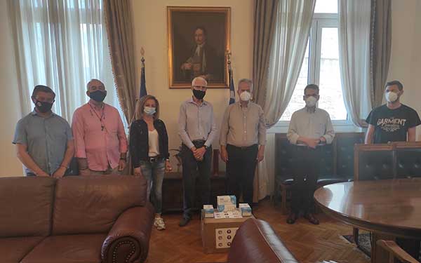 AHEPA Κοζάνης: Δωρεά 2.000 μασκών στο Δήμο Κοζάνης