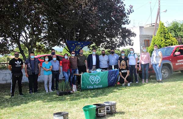 165 δέντρα φυτεύτηκαν στην Κοινότητα Αετού