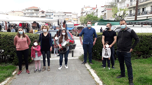 1η Μάη -Κατάθεση ανθοδέσμης από το Συνδικάτο Εμποροϋπαλλήλων και Υπαλλήλων Περιοχής Εορδαίας