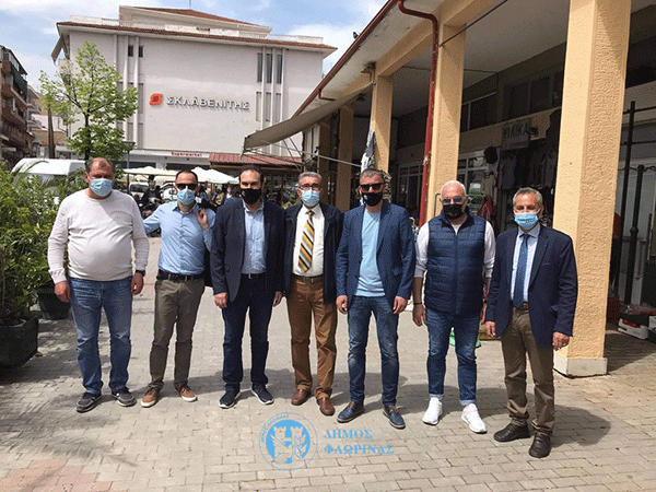 Τη λαϊκή αγορά επισκέφτηκε ο Δήμαρχος Φλώρινας