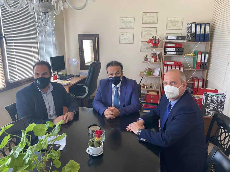 Συνάντηση του Δημάρχου Φλώρινας Βασίλη Γιαννάκη με τον Υφυπουργό Αγροτικής Ανάπτυξης και Τροφίμων Γιάννη Οικονόμου