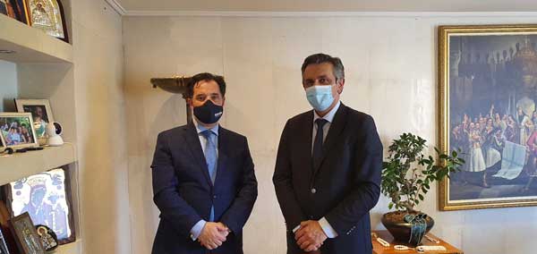 Με τον Άδωνι Γεωργιάδη συναντήθηκε ο Γιώργος Κασαπίδης