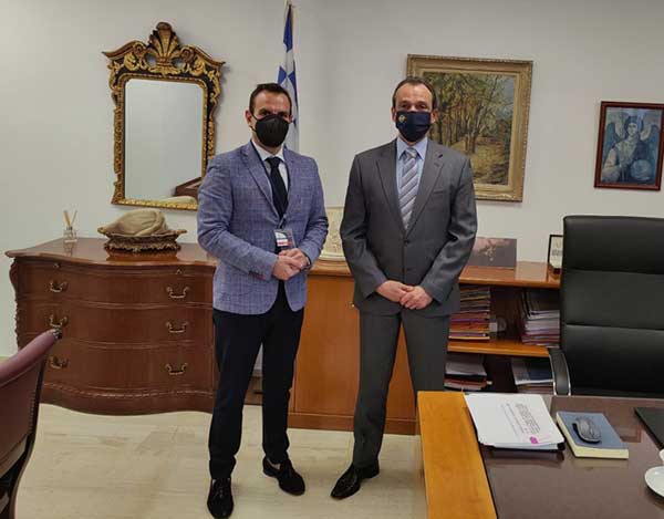 Συνάντηση στην Αθήνα Δημάρχου Καστοριάς, Γιάννη Κορεντσίδη με Διοικητή Υ.Π.Α. για Υδατοδρόμιο και Αεροδρόμιο Καστοριάς