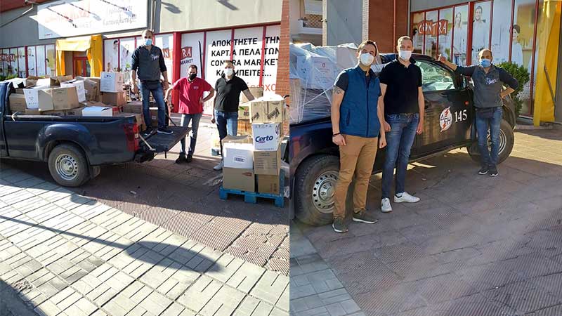 Συγκέντρωσαν είδη πρώτης ανάγκης οι Λιγνιτωρύχοι του Τομέα Διακίνησης Σκληρών Σχηματισμών του Κλάδου Ορυχείου Νοτίου Πεδίου για τους σεισμόπληκτους στο Δαμάσι