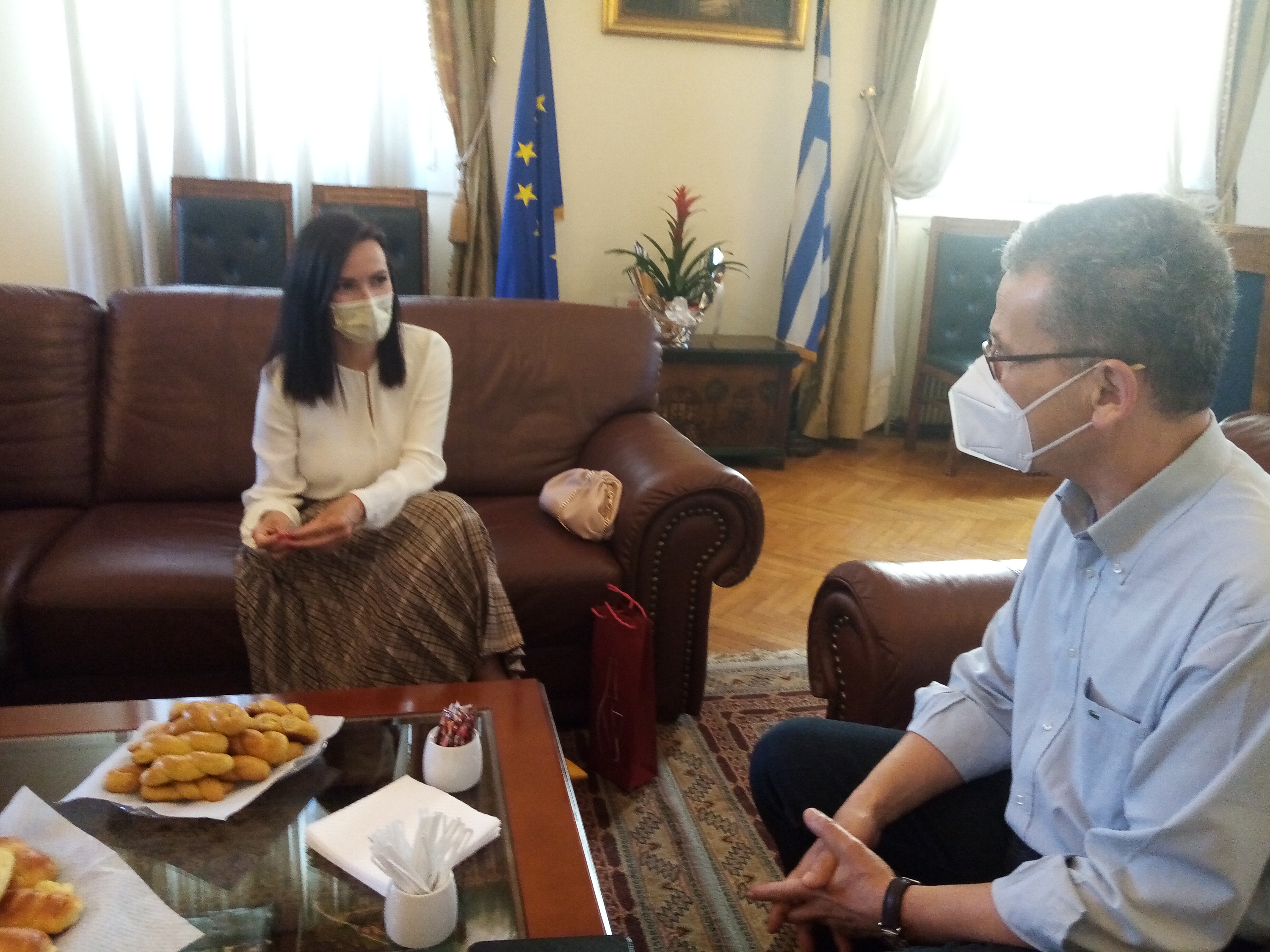 Συνάντηση του Δημάρχου Κοζάνης Λάζαρου Μαλούτα με την Πρέσβη της Βοσνίας – Ερζεγοβίνης Milica Ristovic Krstic