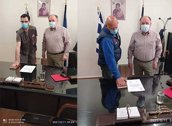 Ορκίστηκαν δυο μόνιμοι υπάλληλοι της τεχνικής υπηρεσίας του Μποδοσάκειου