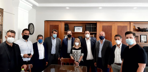 Επίσκεψη του γενικού γραμματέα της Νέας Δημοκρατίας Γιώργου Στεργίου στον Αντιπεριφερειάρχη Καστοριάς