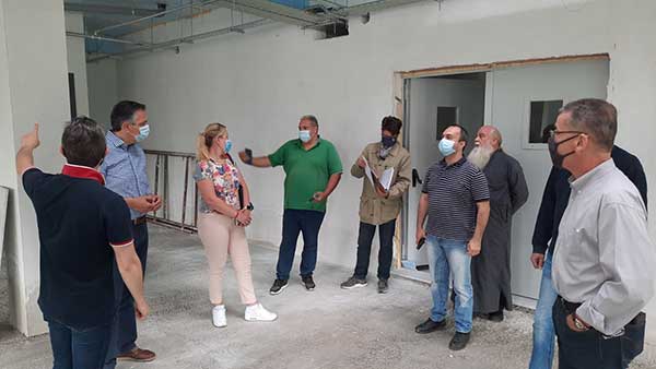 Ο Νίκος Λυσσαρίδης στη νέα πτέρυγα της Μονάδας φροντίδας ηλικιωμένων Κοζάνης