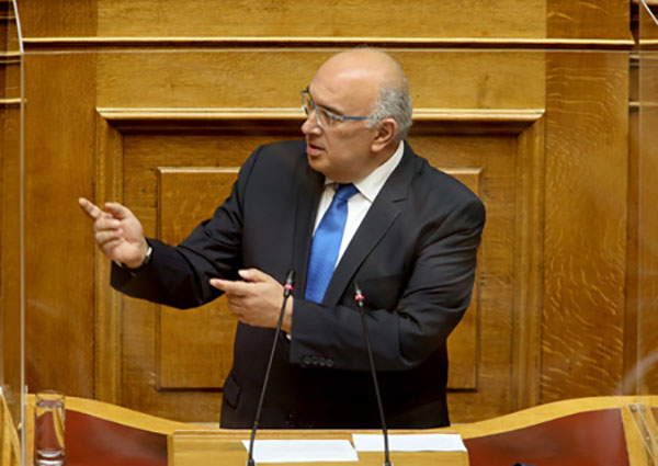 Ομιλία του Μιχάλη Παπαδόπουλου για το ν/ς του υπουργείου εργασίας και κοινωνικών υποθέσεων