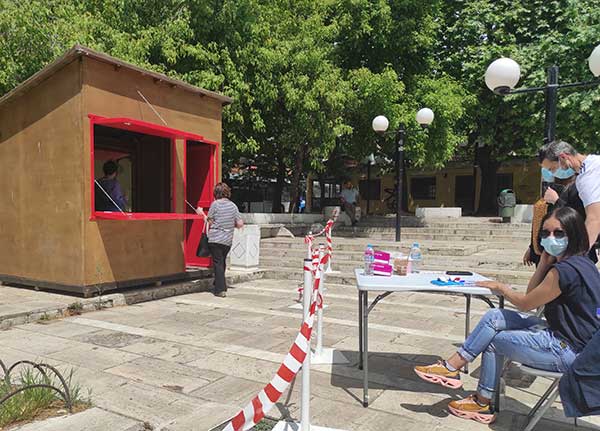 Κοζάνη: Αρνητικά όλα τα rapid tests στην πλατεία Λασσάνη